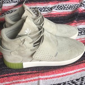 Adidas tubular high top sneaker